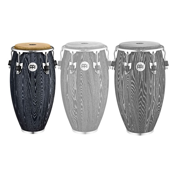 Meinl Percussion Woodcraft Wood 11" Conga, Vintage Black - set
