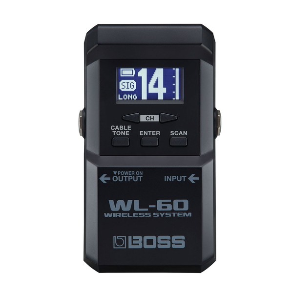 Boss WL-60 Wireless Guitar System - Receiver Front