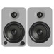 Kanto YU4 Speakers, Matte Grey - Front