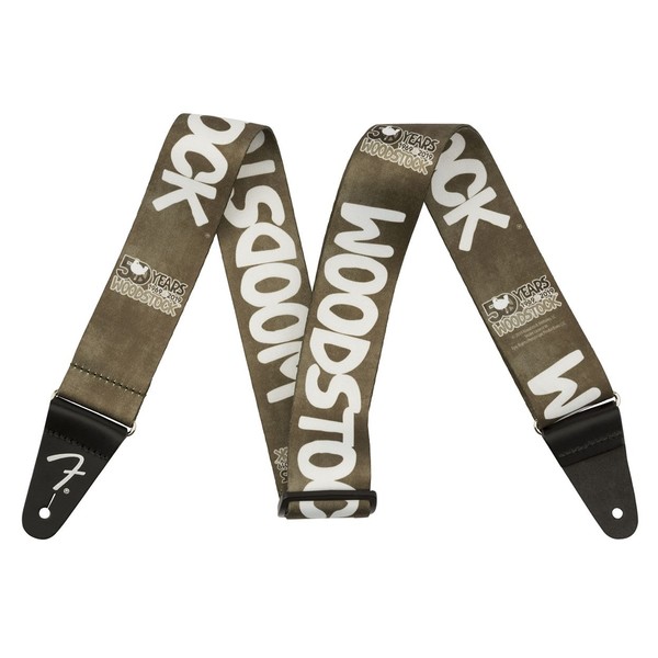 Fender 2" Woodstock Strap, Black - Main