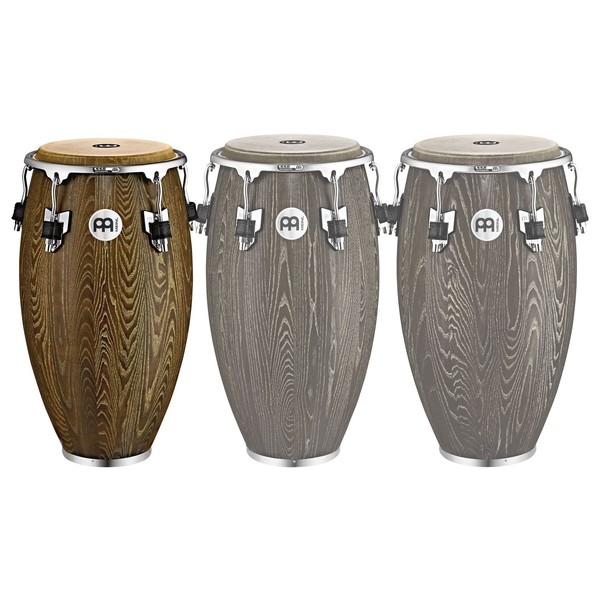 Meinl Percussion Woodcraft Wood 11" Conga, Vintage Brown - set