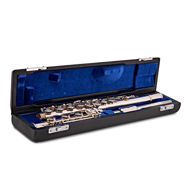 Powell Sonaré 505 Series Flute, B Foot case open