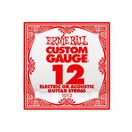 Ernie Ball 1012 Einzelsaite .012 aus blankem Stahl
