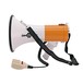 Megaphone with Handheld Microphone by Gear4music  strap