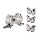 Abrazaderas Dobles de 32-35 mm, Set de 4, de Gear4music