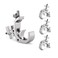 Easy Self Locking Clamp 48-51mm, Pack of 4, by Gear4music