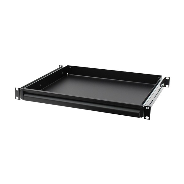 Penn Elcom R1291K 1U Sliding Rack Drawer, Front Angled