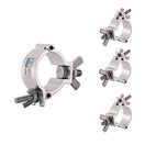 Halbkupplungsschellen von Gear4music, 4er-Pack 48-51 mm
