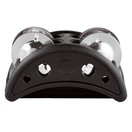 Meinl Percussion Compact Foot Tambourine, Black