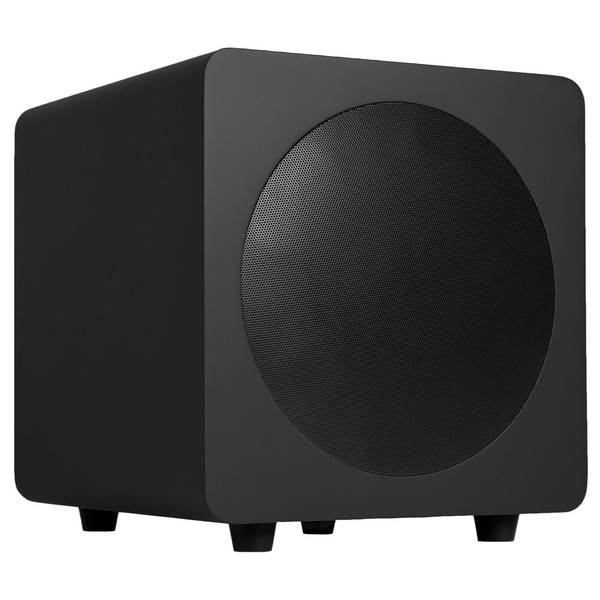Kanto SUB8 Subwoofer, Matte Black - Angled