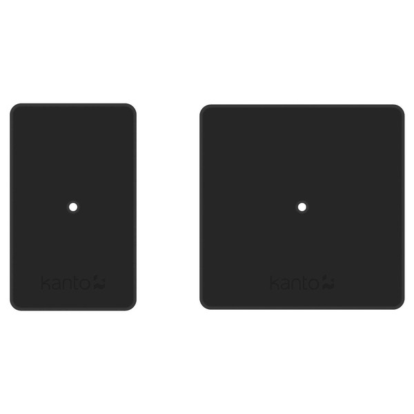 Kanto 26" Speaker Stands (Pair), Black - Plate Top