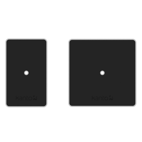 Kanto 26" Speaker Stands (Pair), White - Plates Top