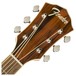 Fender FSR FA-235E Exotic Electro Acoustic, Striped Ebony - Headstock View