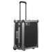 UDG FlightCase Multi Format Turntable + (Trolley & Wheels), Silver - Angled Closed 2