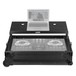 UDG FlightCase Multi Format XL + (Laptop & Trolley & Wheels), Black - Front Open (Controller and Laptop Not Included)