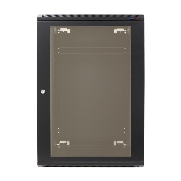 Penn Elcom R6418-M6 18U Wall Mount Rack Cabinet, Front