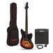 RedSub SF Bass Guitar and BA-30 Amp Bundle, Sunburst
