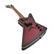 Dean ZX Flame Top, Trans Red - Flat