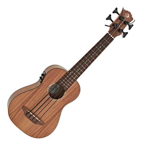 Luna Bari Electro Acoustic Ukulele Bass, Koa