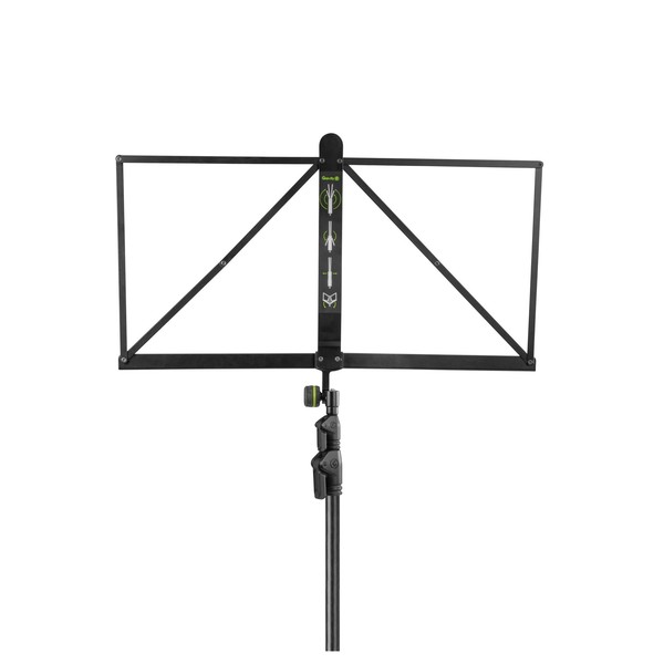 Gravity Compact Foldable Music Stand with Bag Expanded