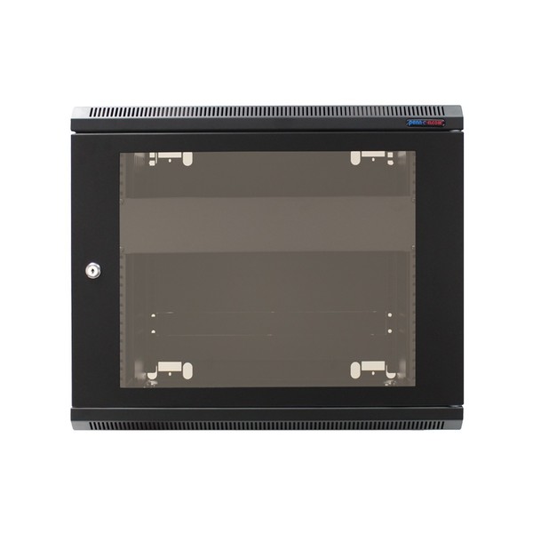 Penn Elcom R6409-M6 9U Wall Mount Rack Cabinet, Front