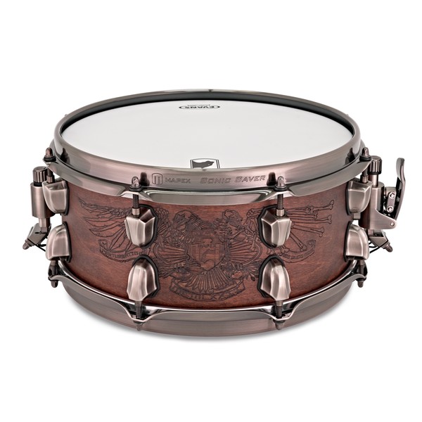 Mapex Black Panther The Warbird Chris Adler Snare, Natural Walnut main