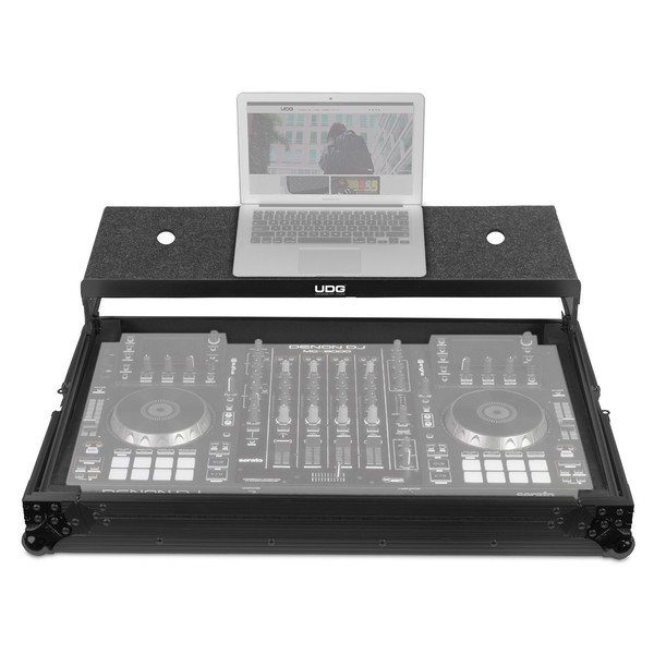 UDG FlightCase Multi Format XXL Plus (Laptop), Black - Front Open (Laptop and Controller Not Included)