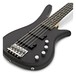 RedSub FN5 5 String Bass Guitar, Satin Black