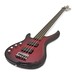 RedSub IN Left Handed Bass Guitar, Red Burst