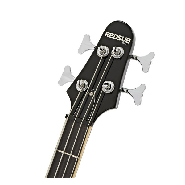 RedSub HB Bass Guitar, Jet Black