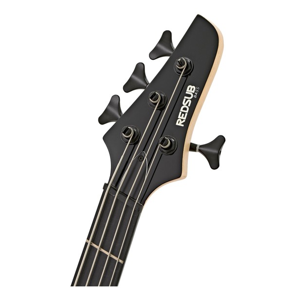 RedSub INF Fan Fret Multi-Scale Bass Guitar, Gloss Black