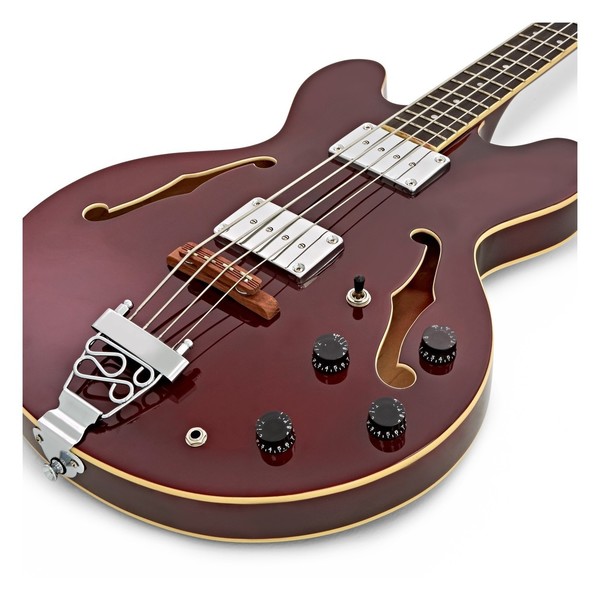 RedSub HB Bass Guitar, Red Wine