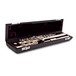 Trevor James Virtuoso Flute, Traditional Lip Plate, Open Hole case open