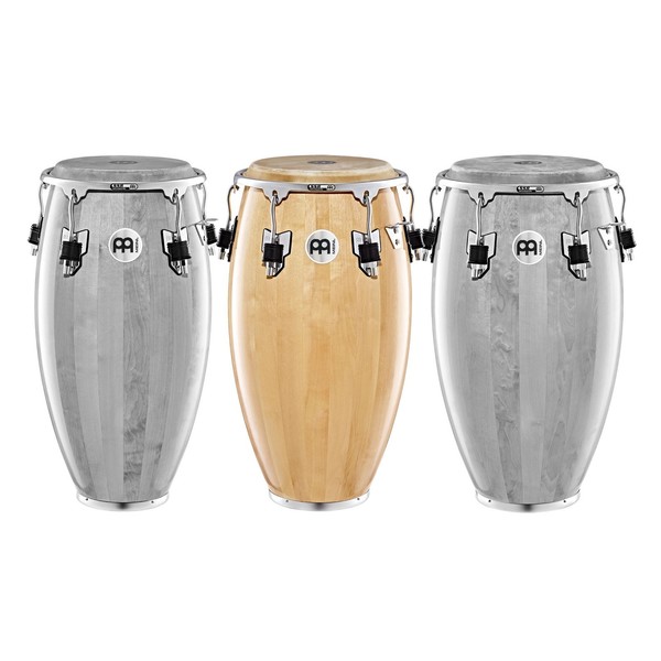 Meinl Percussion Woodcraft Wood 11 3/4" Conga, Natural - mid set