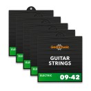 Set de 5 Juegos de Cuerdas de Guitarra El&eacute;ctrica de Gear4music