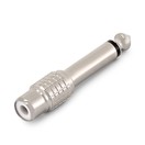 RCA Phono to Mono 1/4" Jack Adaptor