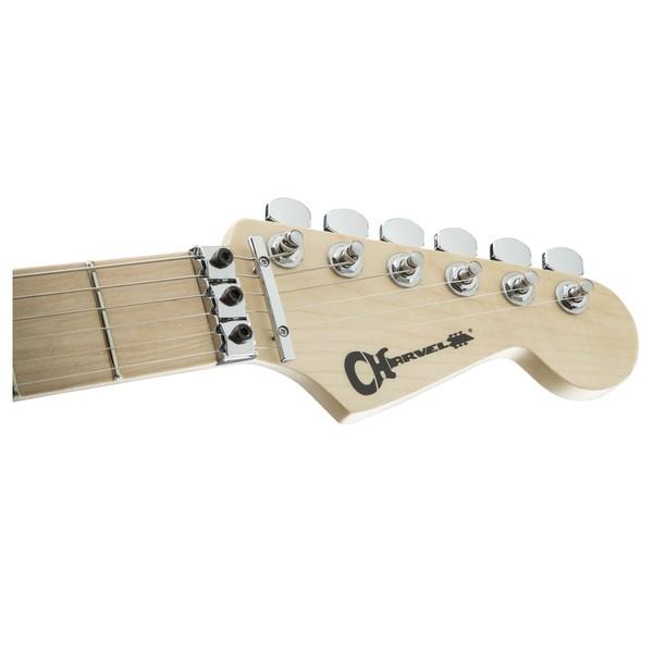 Charvel Pro Mod San Dimas Style 1 HH FR, Snow White - headstock