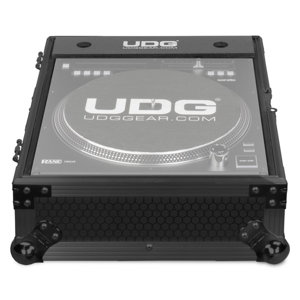 UDG FlightCase Rane Twelve, Black - Front Open (Turntable Not Included)