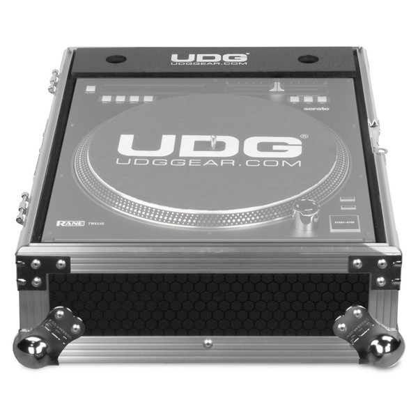 UDG FlightCase Rane Twelve, Silver - Front Open (Turntable Not Included)