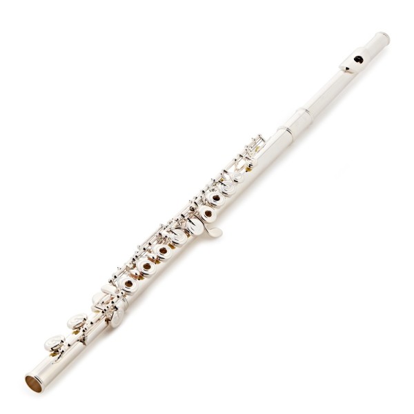 Yamaha YFL372 Student Model Flute, Silver Head, Open Hole
