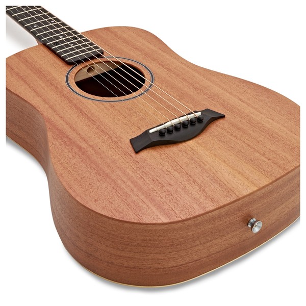 Taylor Baby BT2 Acoustic Travel Guitar Left Handed close