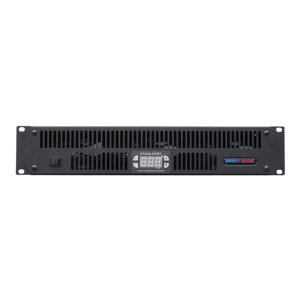 Penn Elcom CRC02-DTC 2U Rack Mountable Exhaust Fan, Front