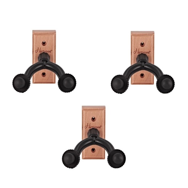 Hartwood Guitar Wall Hanger - 3 Pack