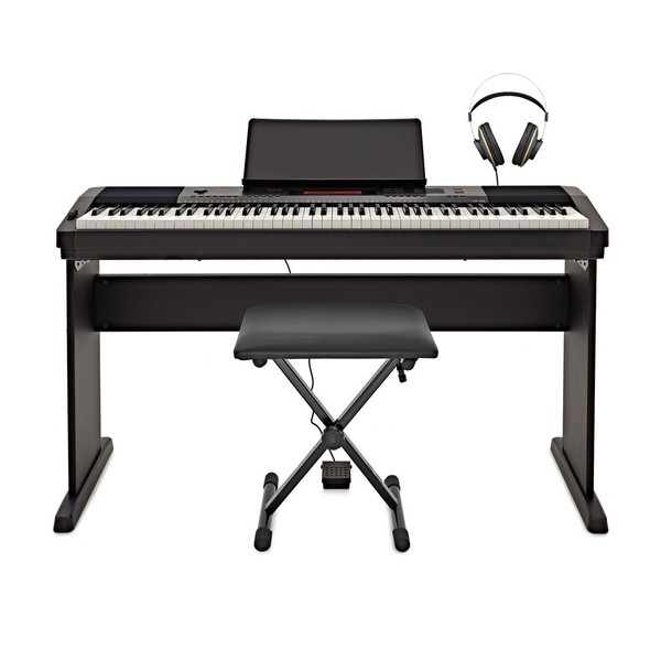 Casio CDP 230R Digital Piano AKG Headphone Pack Black Gear4music