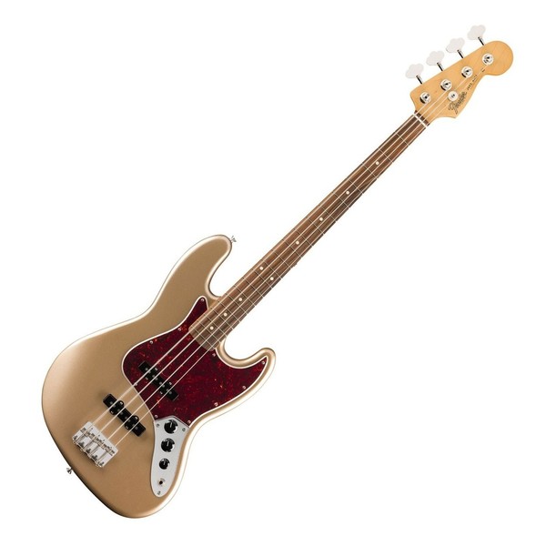 Fender Vintera 60s Jazz Bass PF, Firemist Gold - Front