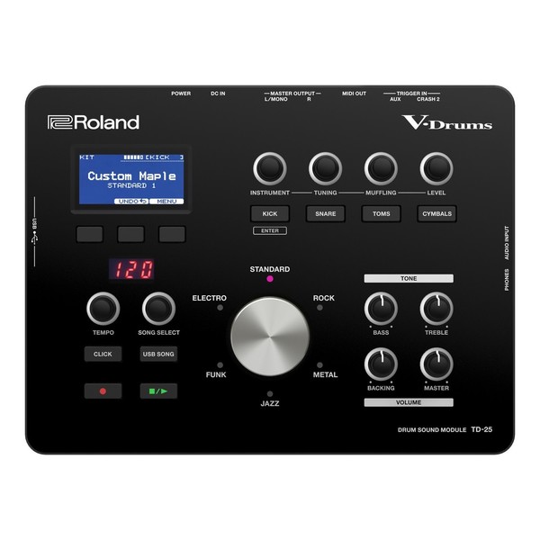 Roland TD-25KV V-Drums Premium Electronic Drum Kit Bundle at