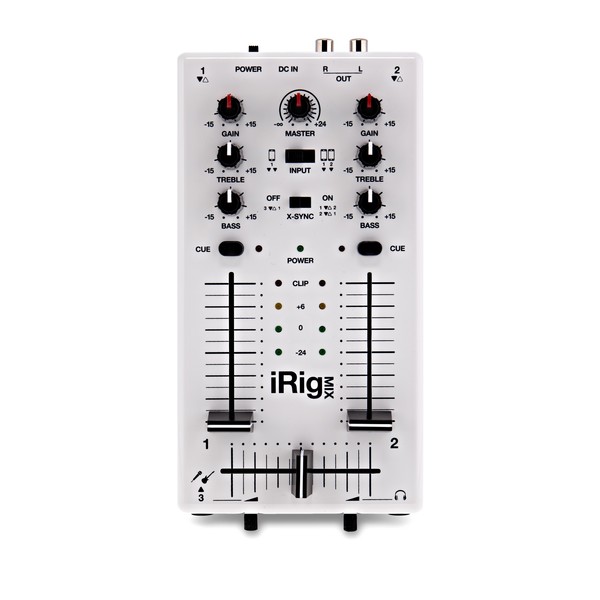 IK Multimedia iRig MIX Mobile Mixer for iPhone, iPod Touch and iPad - Top