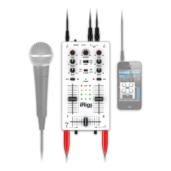 IK Multimedia iRig MIX Compact Mixer - Phone and Mic (Microphone and Phone Not Included)