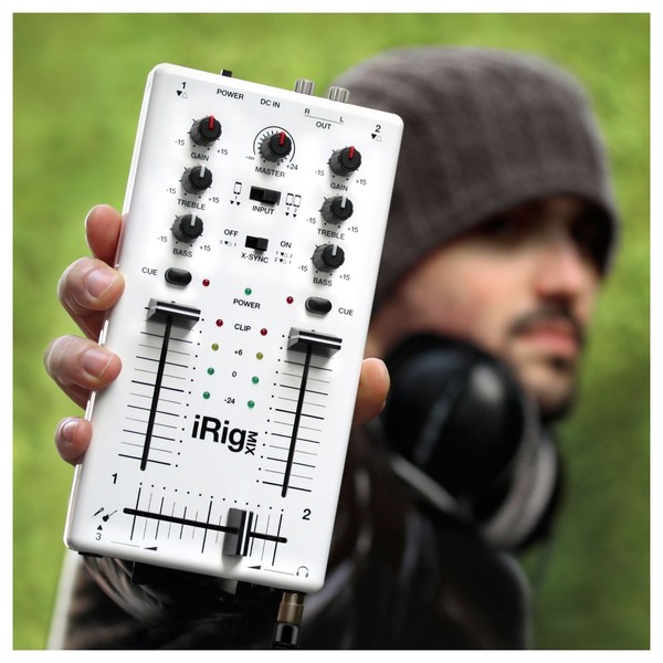 IK Multimedia iRig MIX Mobile Mixer for iPhone, iPod Touch and iPad - Handheld 2