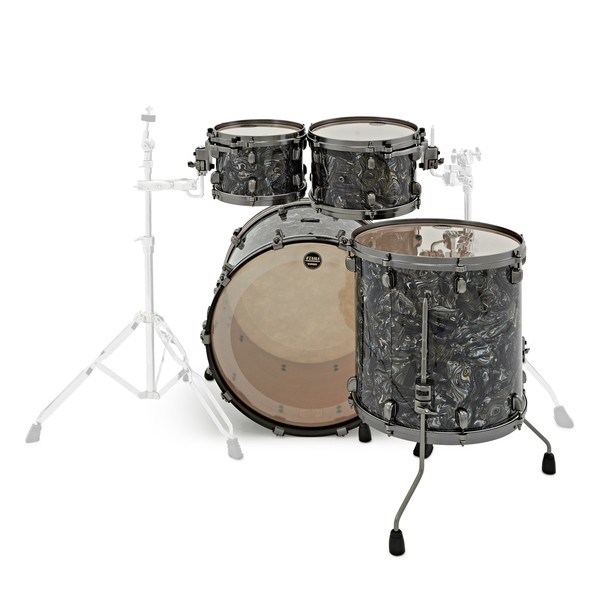 Tama Starclassic Maple 4pc Drum Shell Pack, Charcoal Swirl